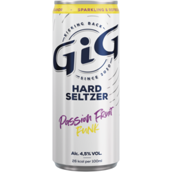 GIG Hard Seltzer Passion fruit sb 12x25