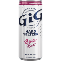 GIG Hard Seltzer Berry Beat sb 12x25