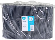 Drinkrietje Zwart Papier 200mm-6mm zak 500 st